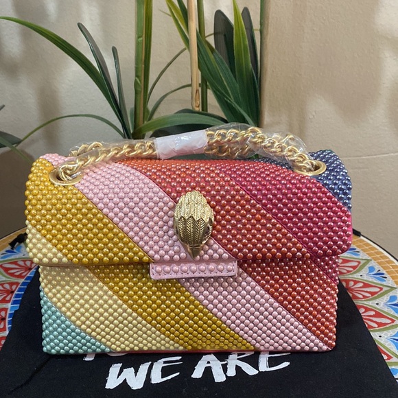 Kurt Geiger Mini Kensington Beaded Convertible Shoulder Bag - Picture 14 of 16